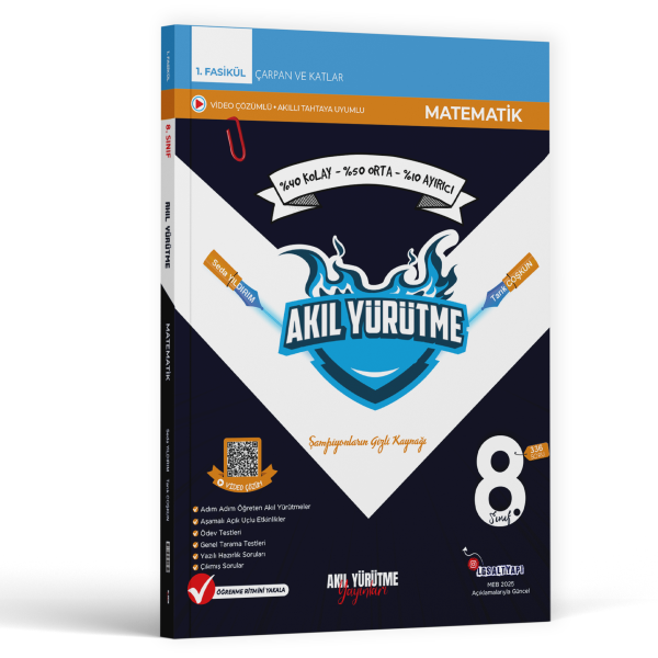 AKIL YRT 8.SINIF MAT 1.FSK ÇARPAN & KATLAR - 25-26